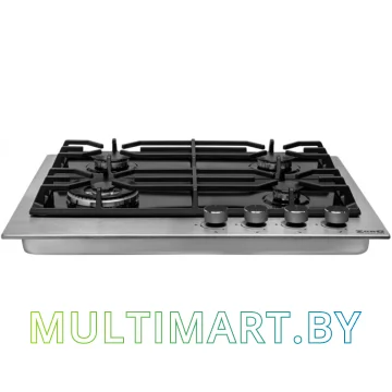 Газовая варочная панель ZorG Technology NT 121 black EMY + inox картинка 2